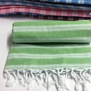 Traditional Turkish Peshtemal Towels Green