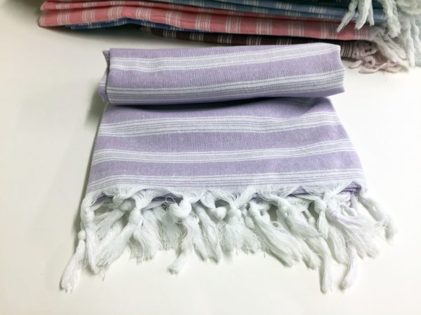 Traditional Turkish Peshtemal Towels Purple