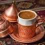 Handmade Turkish Copper Coffee Pot Cezve Medium Size