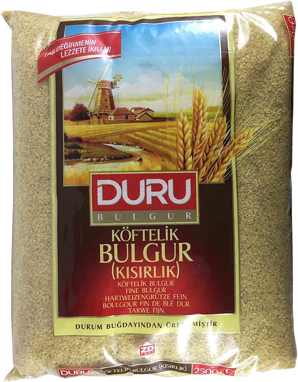 Duru Fine Bulgur by Duru Bulgur 2500g Koftelik Kisirlik Bulgur UK - Turkishzone